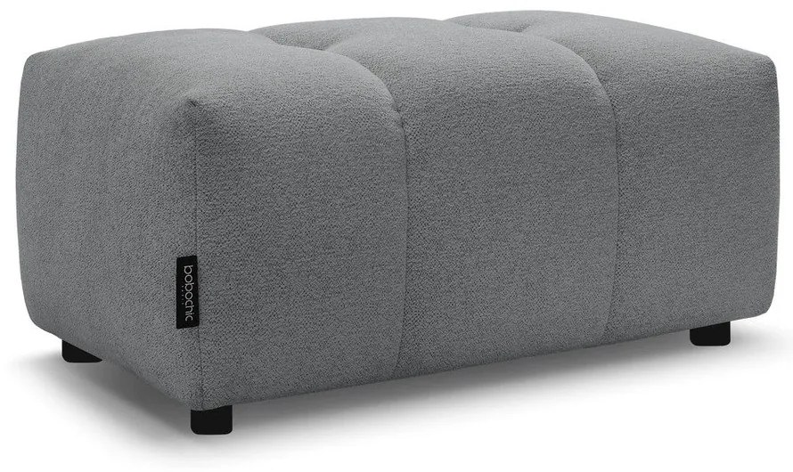 Sivá ženilková podnožka Roxelane – Bobochic Paris