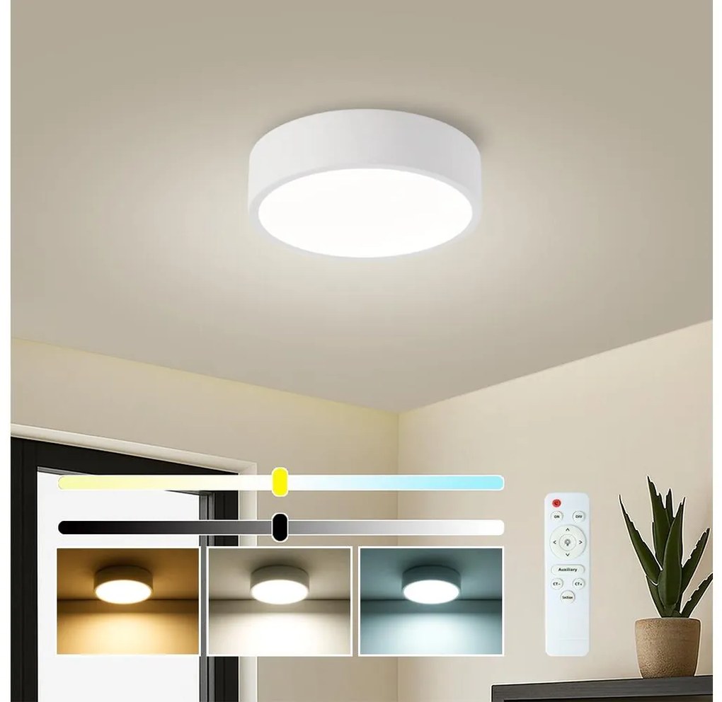 Brilagi - LED stmievateľné svietidlo POOL LED/18W/230V 3000-6000K 20 cm biele + DO