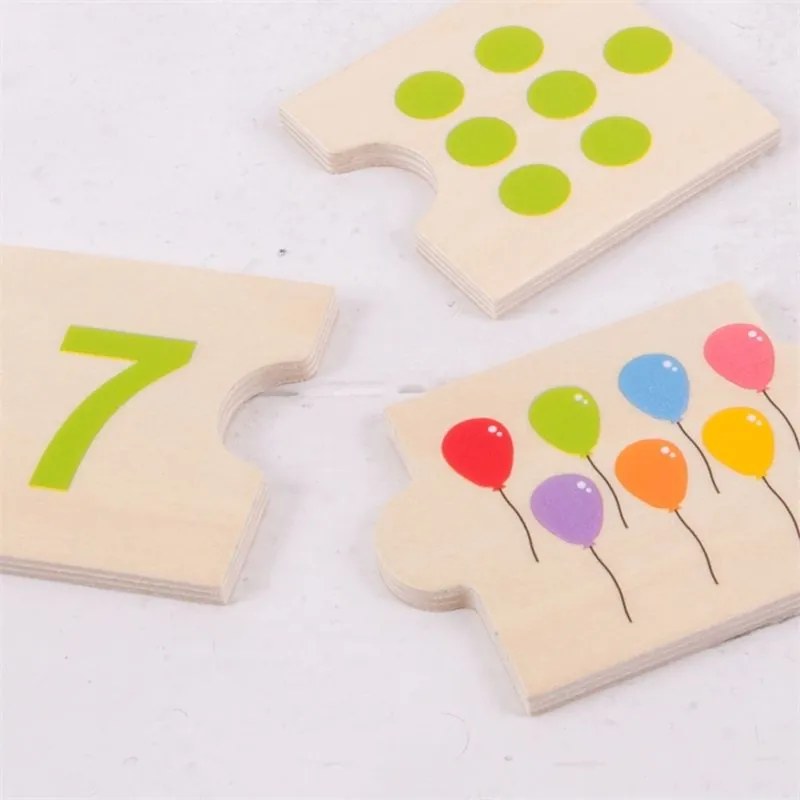 Bigjigs edukatívne puzzle počítanie