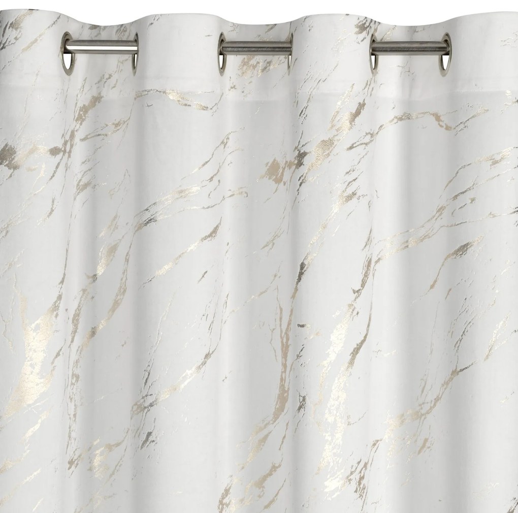 ZATEMŇOVACÍ ZÁVES NA KRÚŽKOCH MOLY 140X250 CM VZOROVANÁ