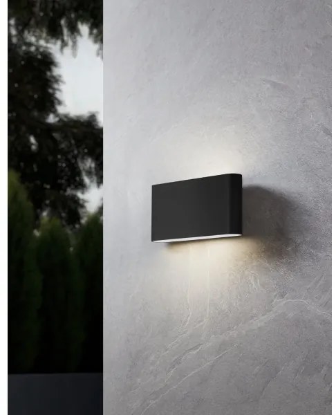 Eglo 901026 - LED Vonkajšie nástenné svietidlo GRUTTI 2xLED/5,8W/230V IP65