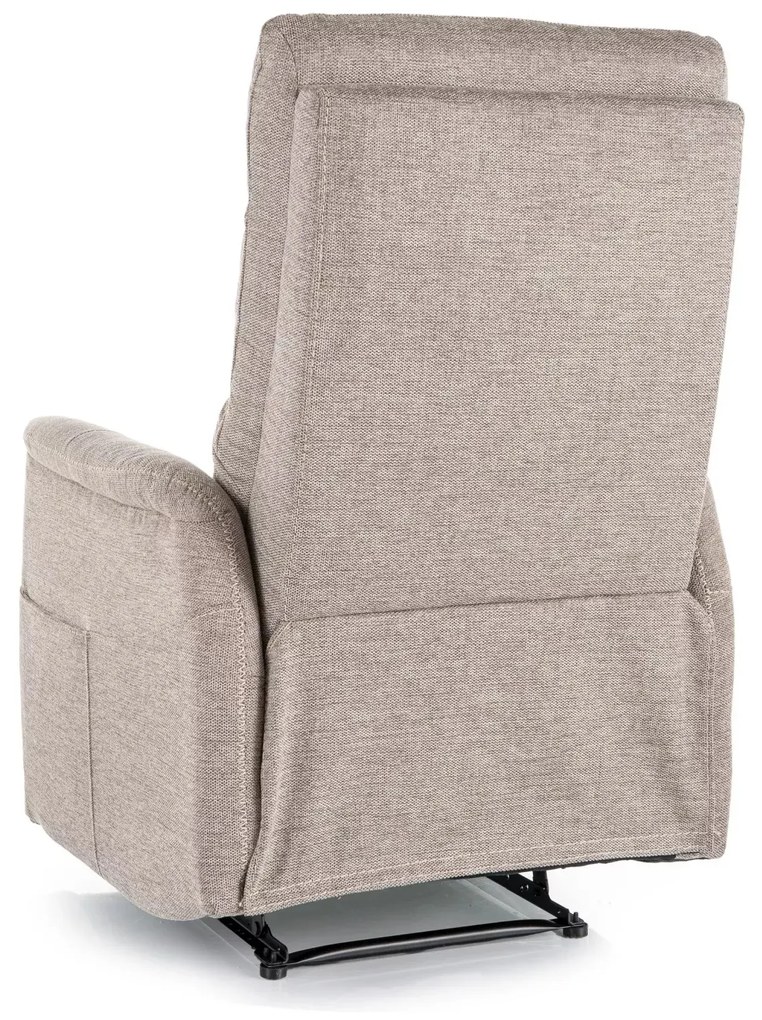 Elektrické polohovací křeslo Solon Brego s masáží béžové