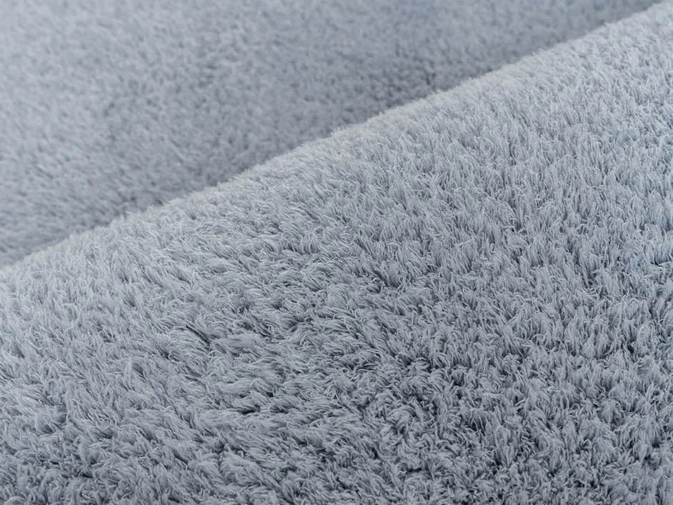 Sivý okrúhly koberec Alpaka Rozmer: 150