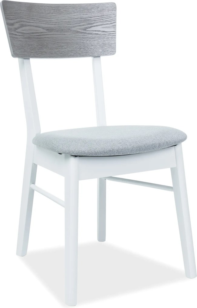 SIGNAL MR-SC jedálenská stolička sivá / biela