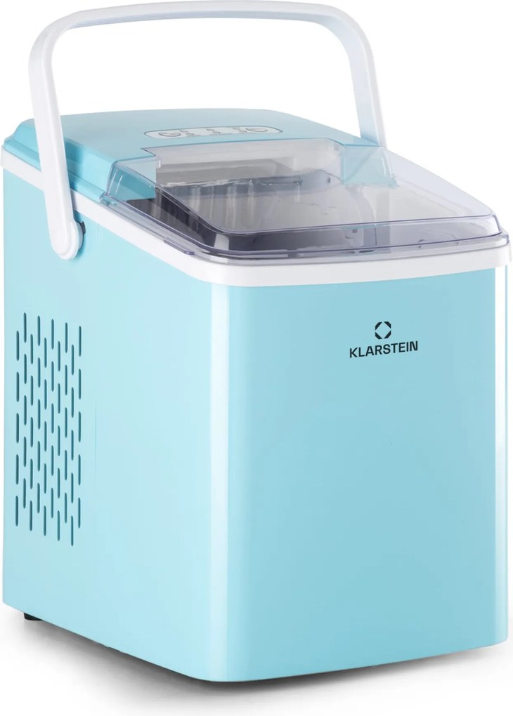 Klarstein Arctic Porter, výrobník ľadu, kužeľovité kúsky ľadu, 12 kg/24 h, nehrdzavejúca oceľ