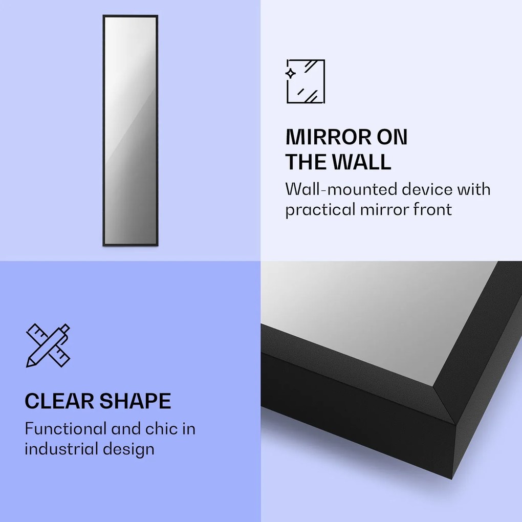 Klarstein La Palma 900 smart, infračervený ohrievač, 40 x 160 cm, 900 W, zrkadlový stojan