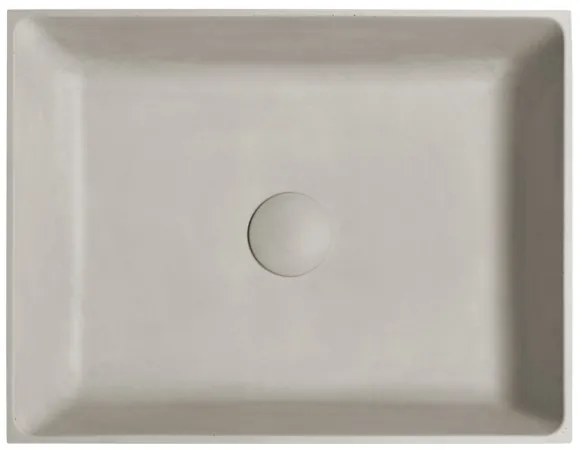 Sapho - Umývadlo na dosku FORMIGO 47,5x36,5 cm betón/matná piesková
