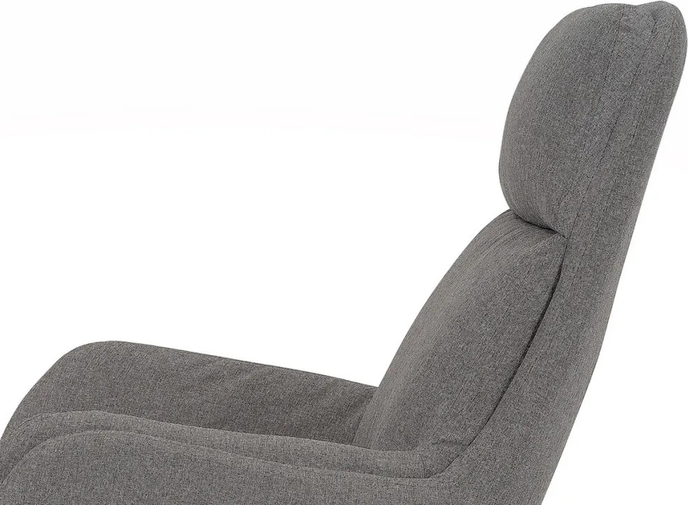 Hojdacie kreslo Lindberg, holubia šedá látka