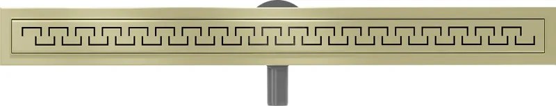 Mexen Flat 360° M15 sprchový žľab 90 cm, zlatá matná, 1A24090-40