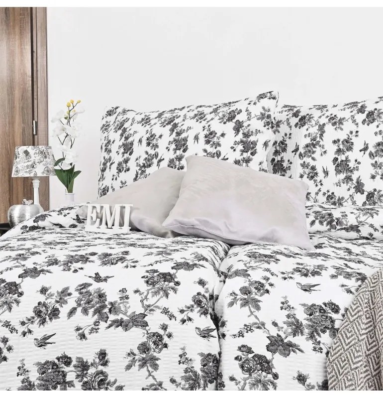 Obliečky krepové Klarissa EMI, Štandardný set jednolôžko obsahuje 1x 140x200 + 1x 70x90