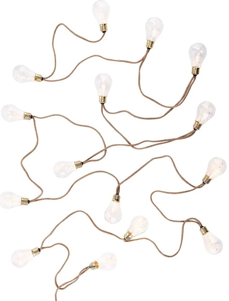 BULB LIGHTS Svetelná reťaz žiarovky 15 svetiel