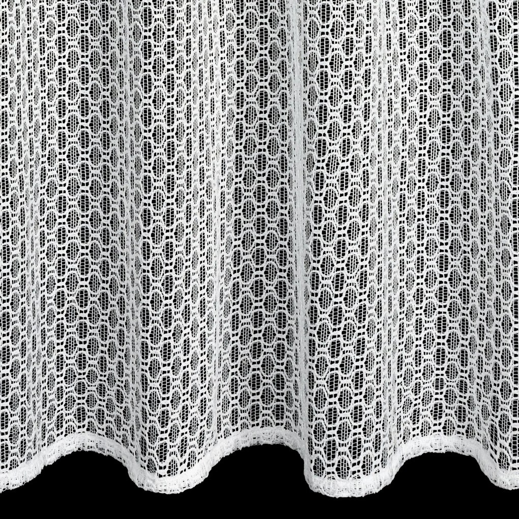 ZÁCLONA NA KRÚŽKOCH IZA 140X250 CM BIELA