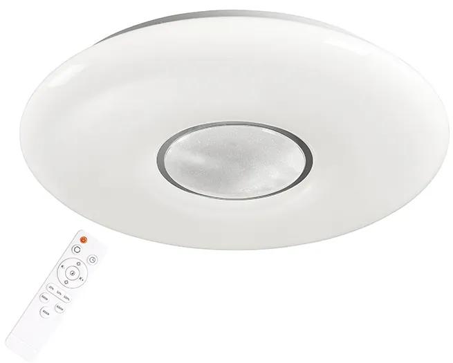 PLX LED stropné svietidlo LUBA, 36W, teplá studená biela, 53cm, okrúhle, biele