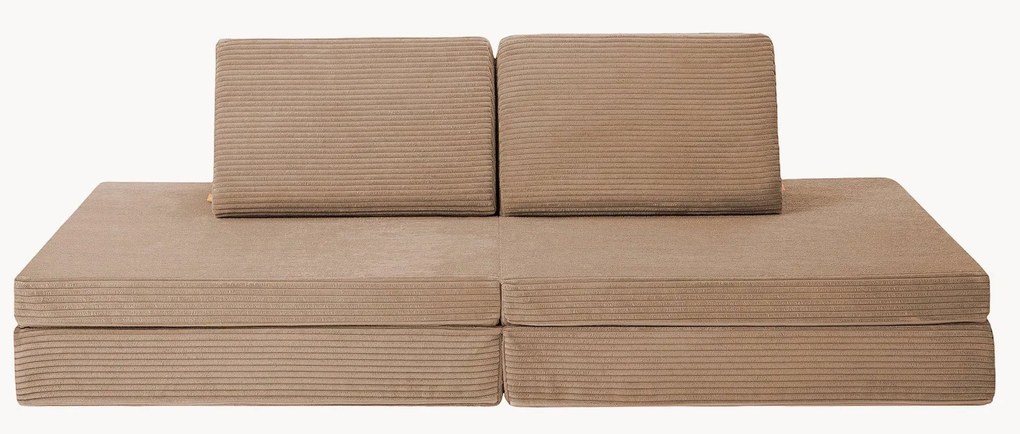 Detská ručne vyrobená modulárna pohovka na hranie Mila