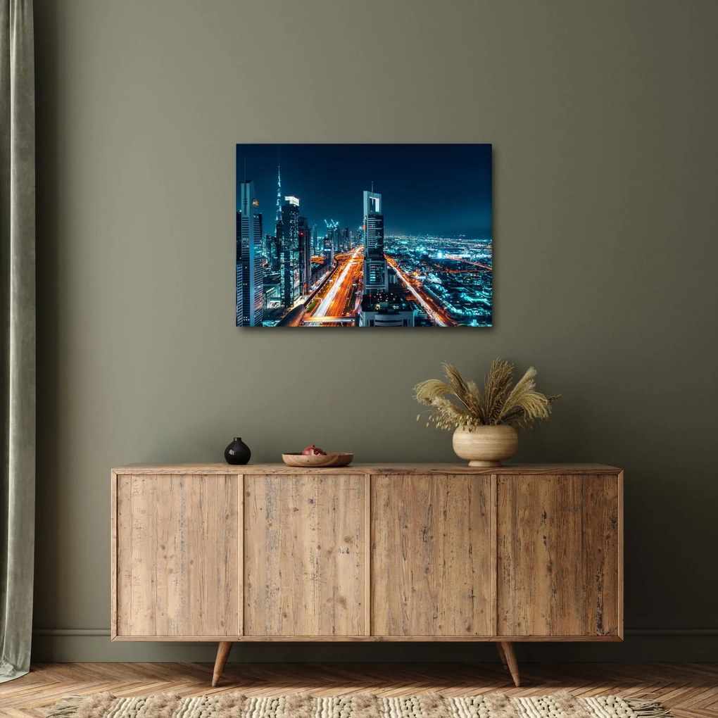 Obraz - Dubajská noc (70x50 cm)