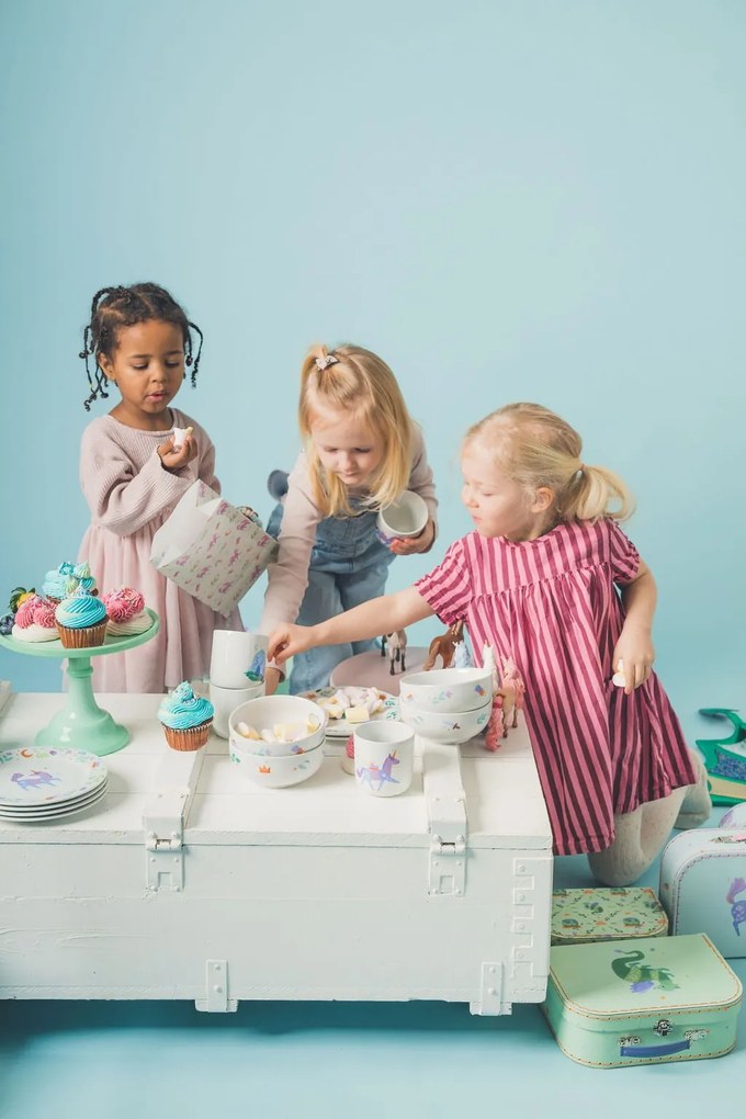 Bella Rose Detská porcelánová miska Jednorožec 400 ml