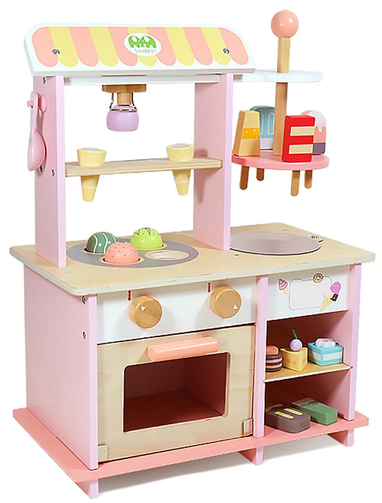 Aga4Kids Drevený stánok so zmrzlinou DS5657