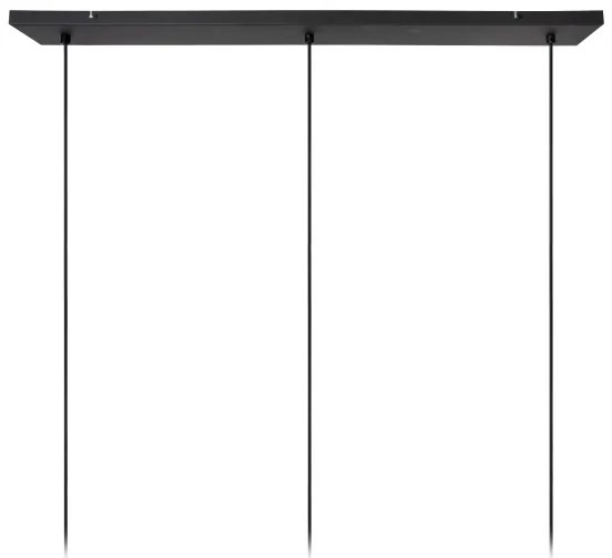 Lucide 45492/03/36 - Luster na lanku RAFAL 3xE27/40W/230V čierna/šedá