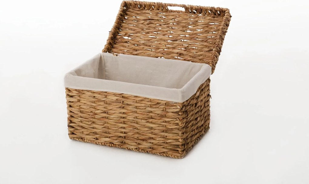 Truhla WANDA, vodný hyacint, šírka 50 cm, natur