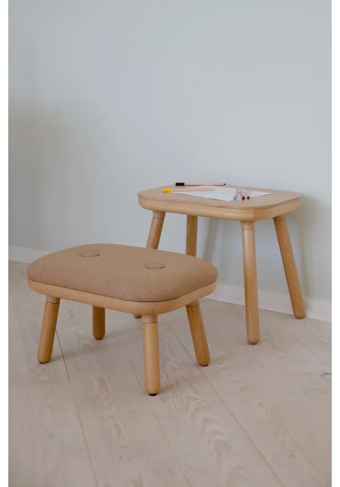 Stolička vo svetlohnedo-prírodnej farbe Paff Low – UMAGE