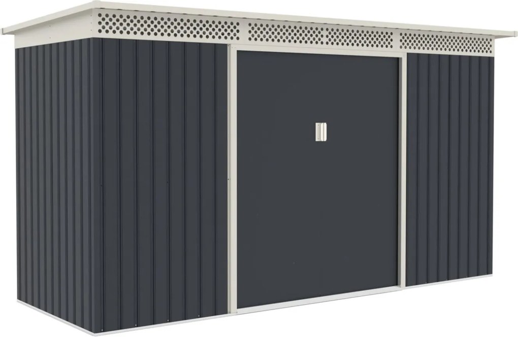 Záhradný domček G21 GRAH 483 - 340 x 142 cm, antracitový