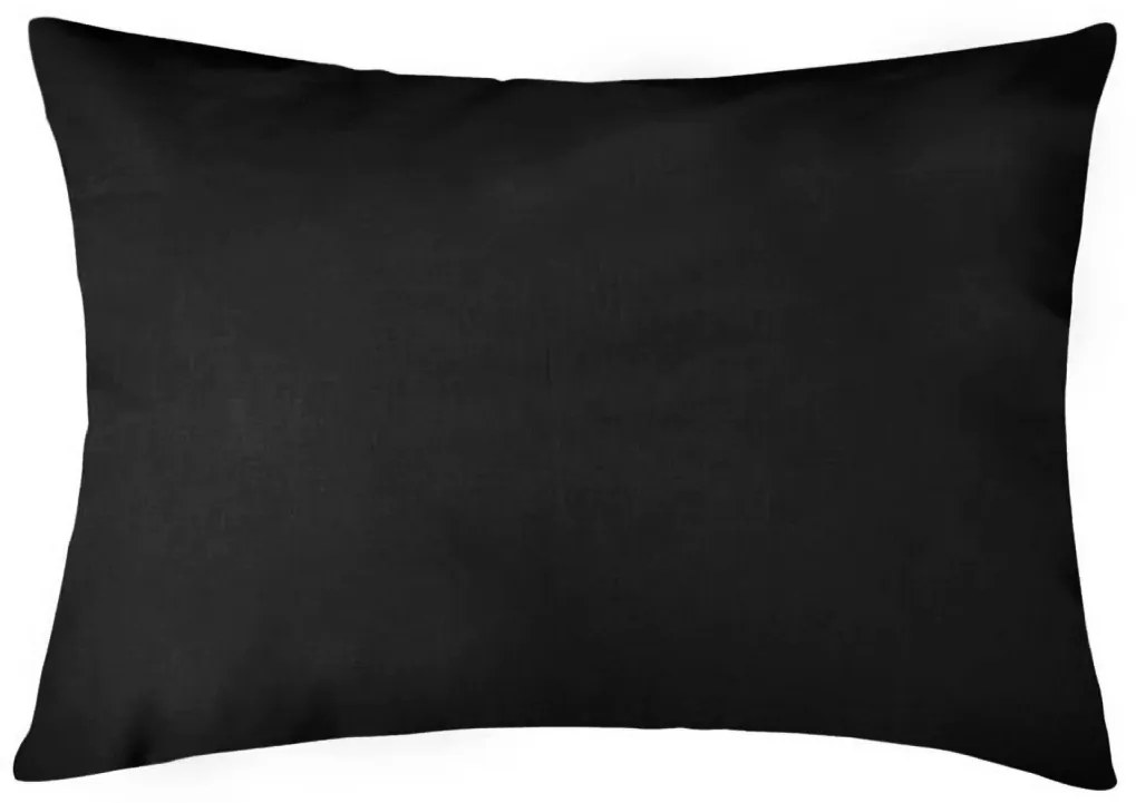 XPOSE® Bavlnená obliečka na vankúš MICHAELA DUO - čierna/béžová 50x60 cm