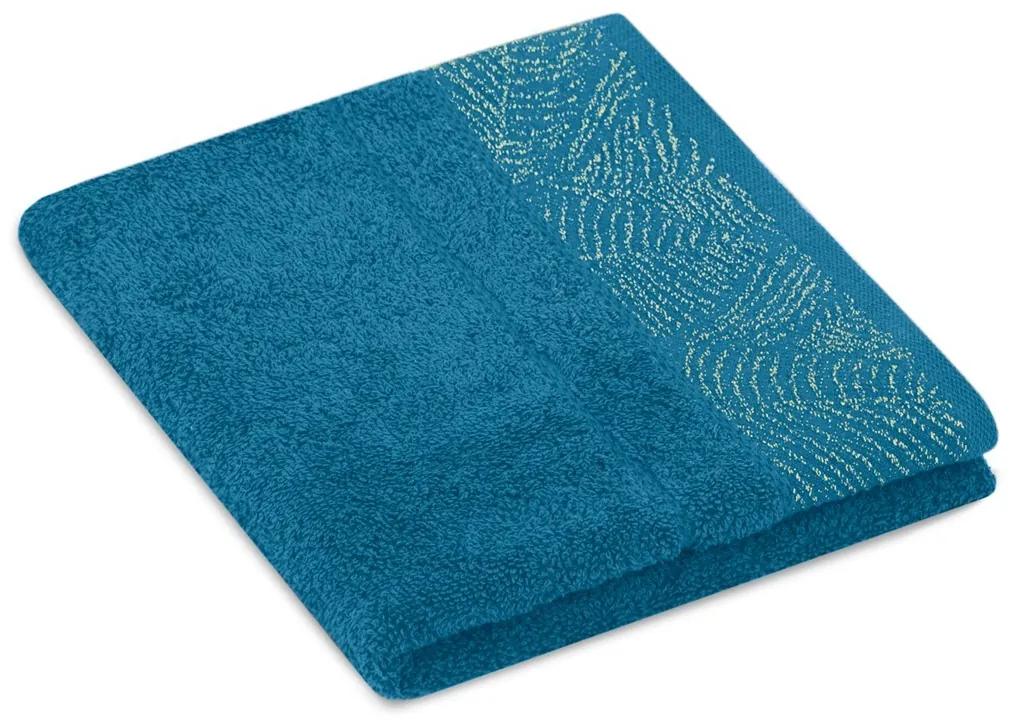 Sada 3 ks ručníků BELLIS klasický styl tmavě modrá