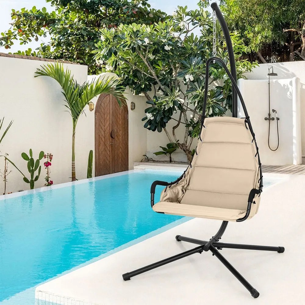 Závesné kreslo s rámom