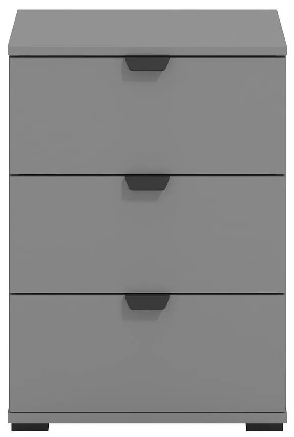 Nočný stolík Duerto 3F šedá 11009016