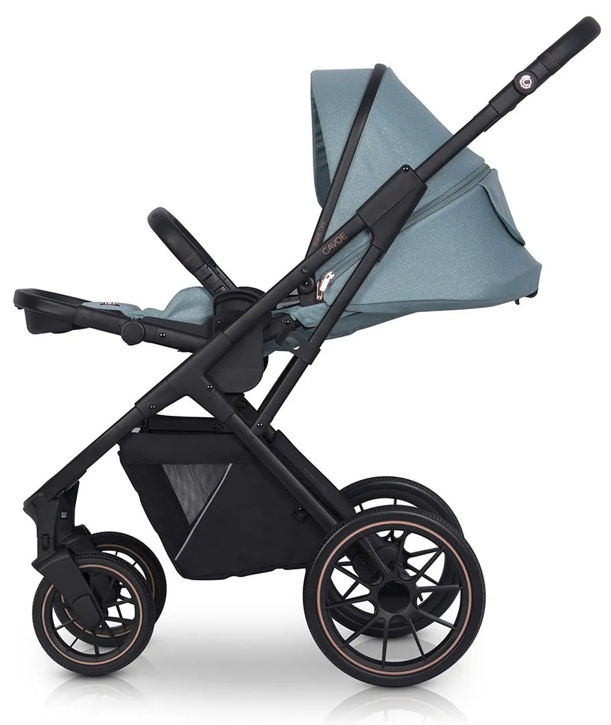 Športový kočík Cavoe Axo Shine Boho Green