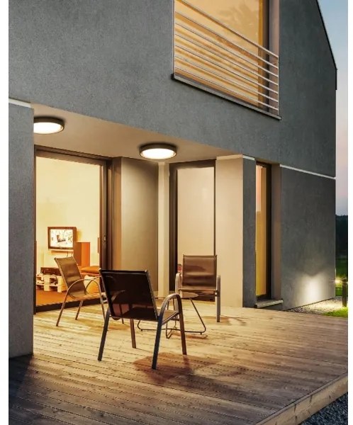 Redo 9184 - LED Vonkajšie stropné svietidlo BEZEL LED/30W/230V IP54 antracit