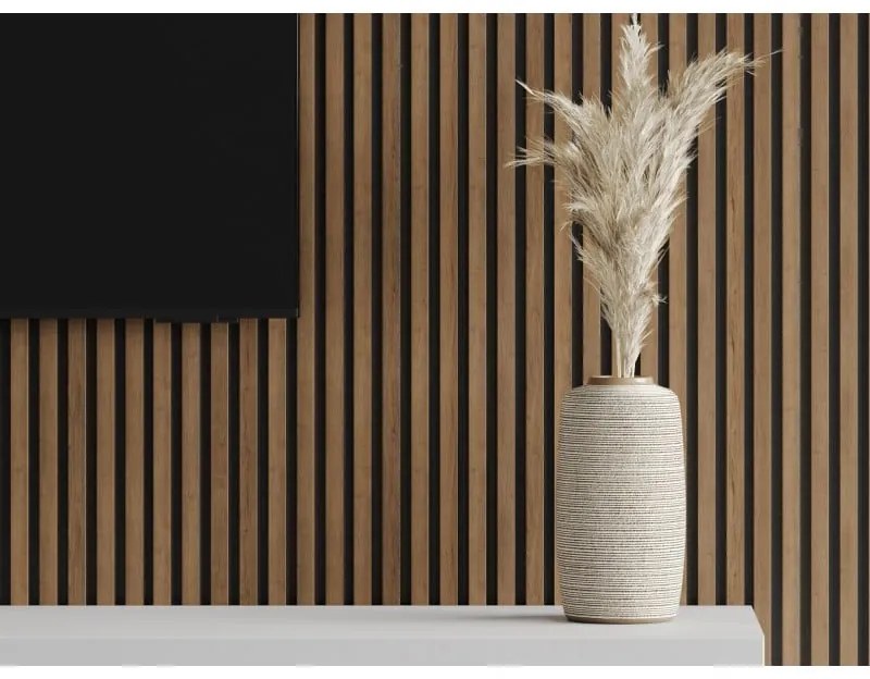 Mexen Lam-F, akustické stenové lamely 275 × 31,5 cm, filc 6 mm, dub moka, S105-275317-2812-074