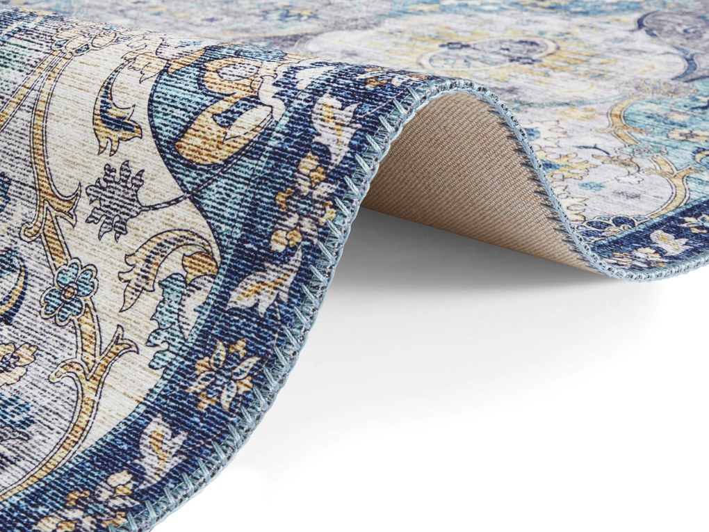 ELLE Decoration, Kusový koberec Imagination 104205 Denim / Blue z kolekcie Elle, 80x150, modrá, chodba / predsieň