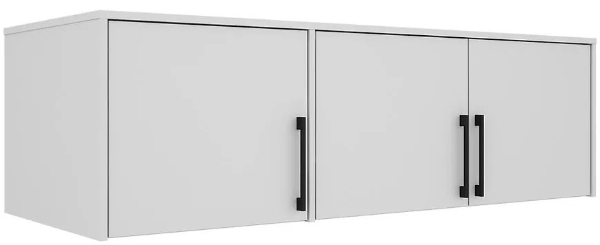 Nadstavec na skriňu Bollate 3 Biela