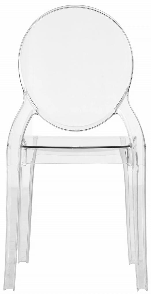 Transparentná stolička SOFIA