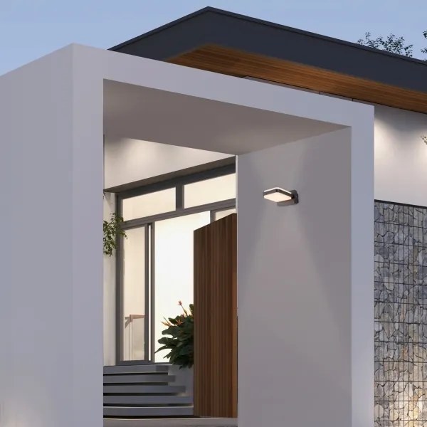 Rabalux 77061 - LED Vonkajšie nástenné svietidlo GENDT LED/12W/230V IP44 čierna