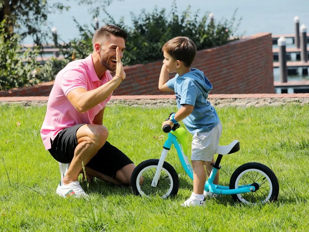 RoyalBaby odrážadlo 12 palcov PONY s hliníkovým rámom RO0131 modré