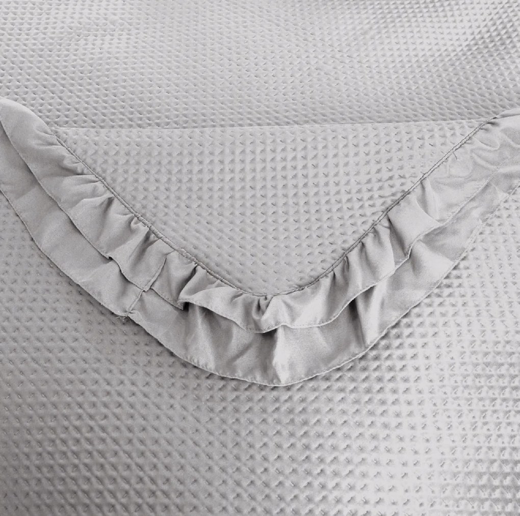 Prehoz na posteľ MONTEGO, svetlosivý Rozmer: 170 x 210 cm