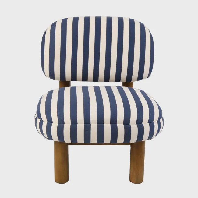 Kreslo LUMEN modré / biele 741104