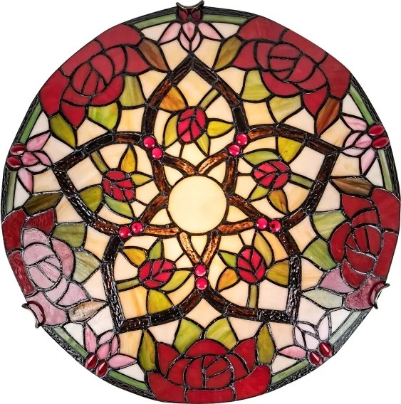 Brilagi - Tiffany vitrážové stropné svietidlo GARLAN 2xE27/60W/230V