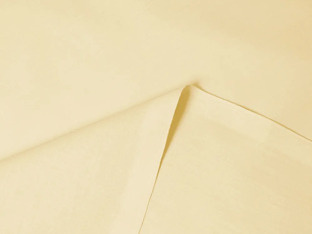 Biante Bavlnený behúň na stôl Torino TON-004 Pastelovo žltý 20x180 cm