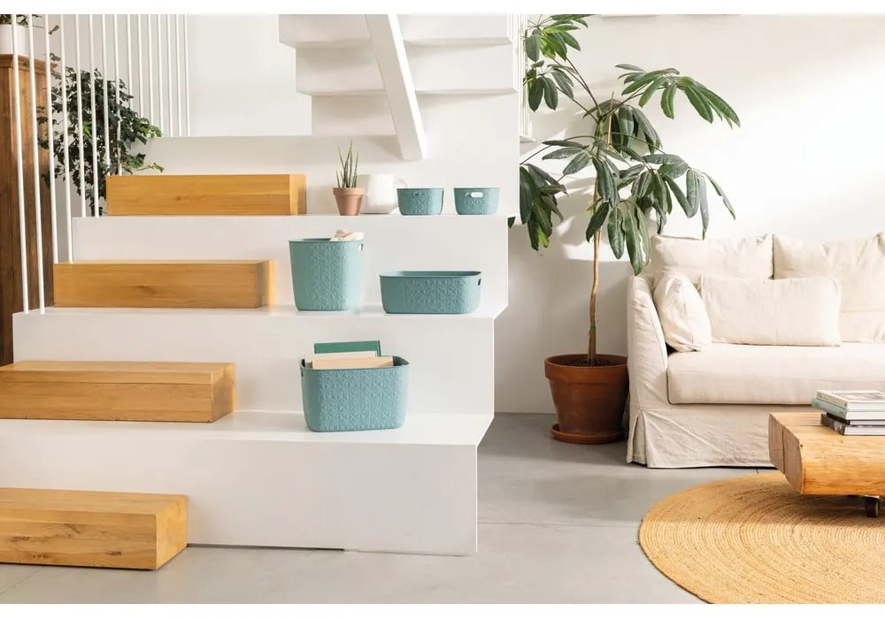 Úložné plastové košíky v súprave 2 ks 19x19x11 cm Softex – Curver