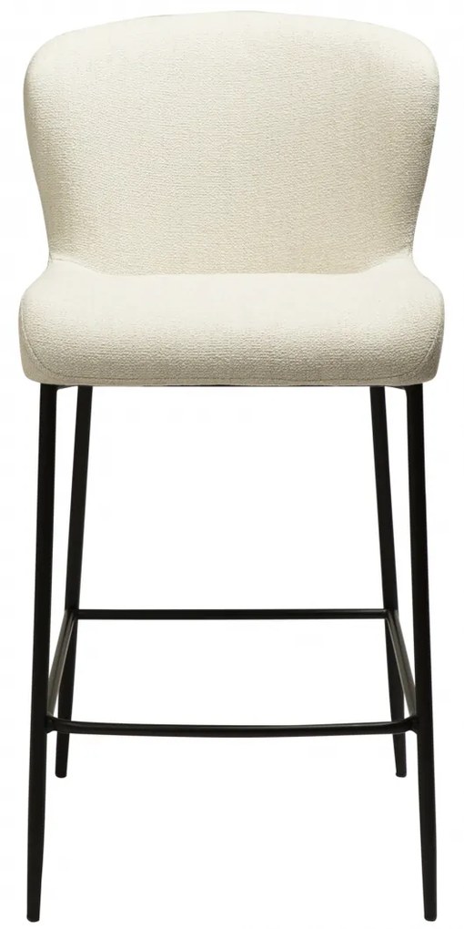 GLAM ČALÚNENÁ BAROVÁ STOLIČKA beige/black