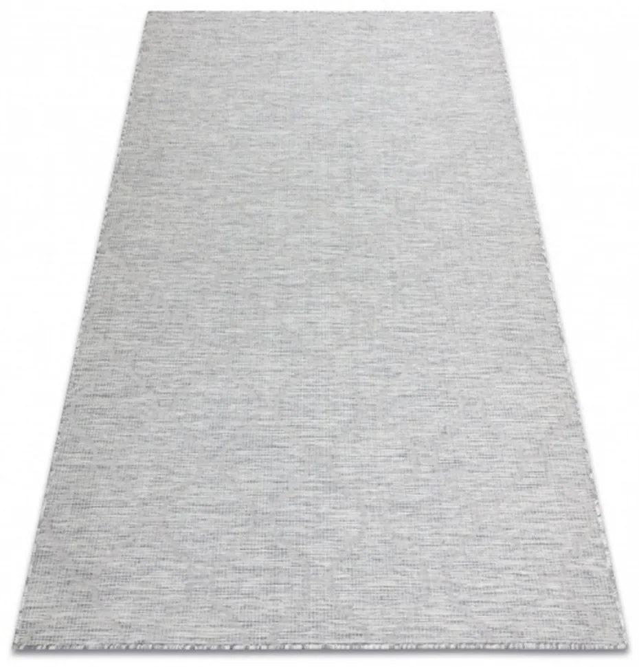 Kusový koberec Mriežka sivý 117x170cm