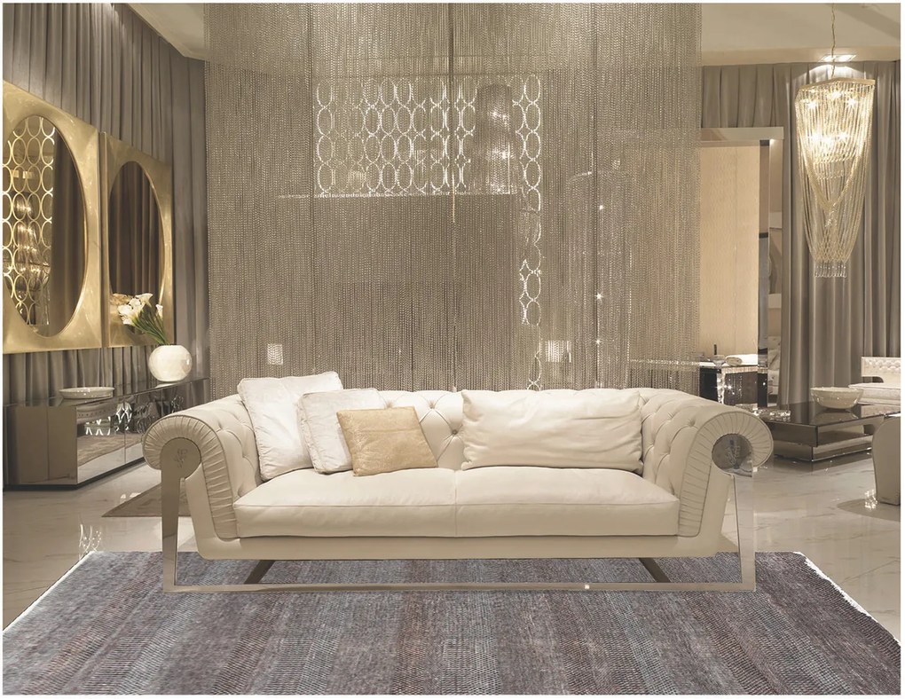 Diamond Carpets koberce Ručne viazaný kusový koberec Diamond DC-MCN Light grey / brown - 365x457 cm