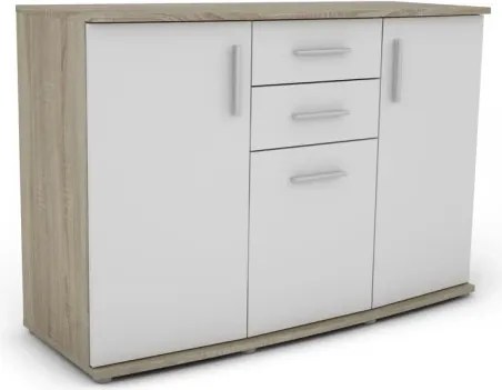 Komoda Rondo, dub sonoma/biela%