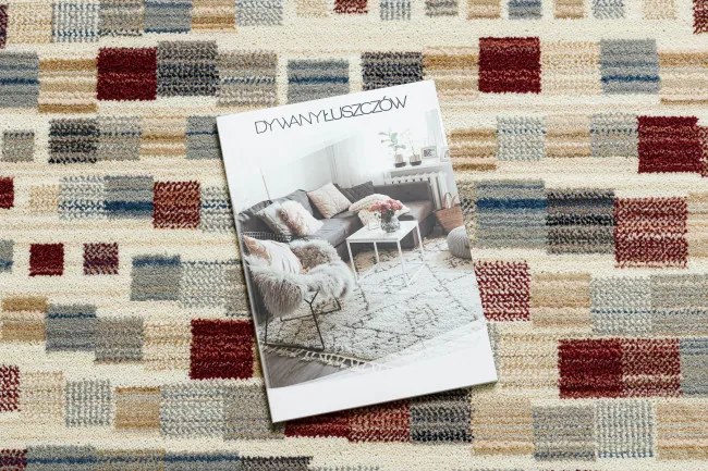 Koberec KILIM 7950/52933 geometrický sivý / béžový