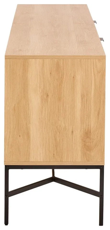 Komoda v dekore duba v prírodnej farbe 180x70x40 cm Jaipur – Actona