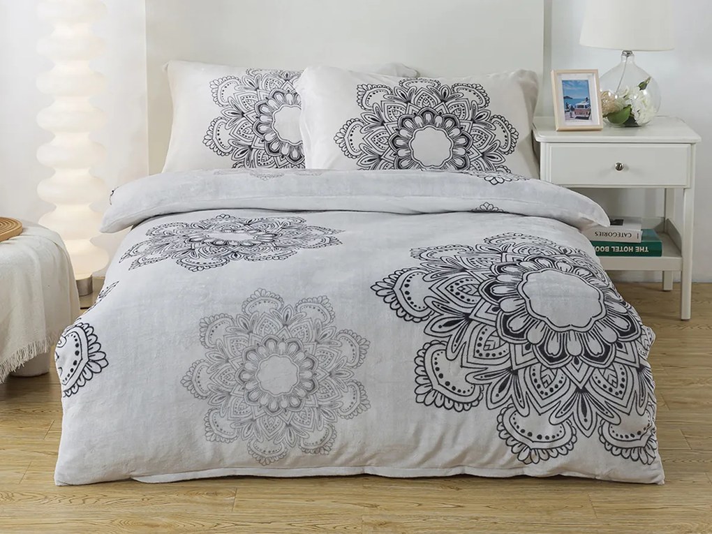 XPOSE® Mikroplyšové obliečky HARMONY Exclusive - sivé