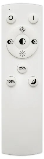 Top Light - HALO LED stmievateľný luster na lankách LED/60W/230V 3000-6500K, priemer 60 cm + diaľkové ovládanie